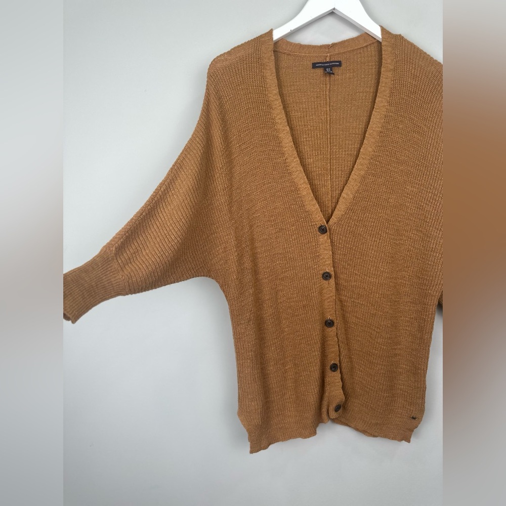 American Eagle Drop Shoulder Button Down Sweater … - image 3